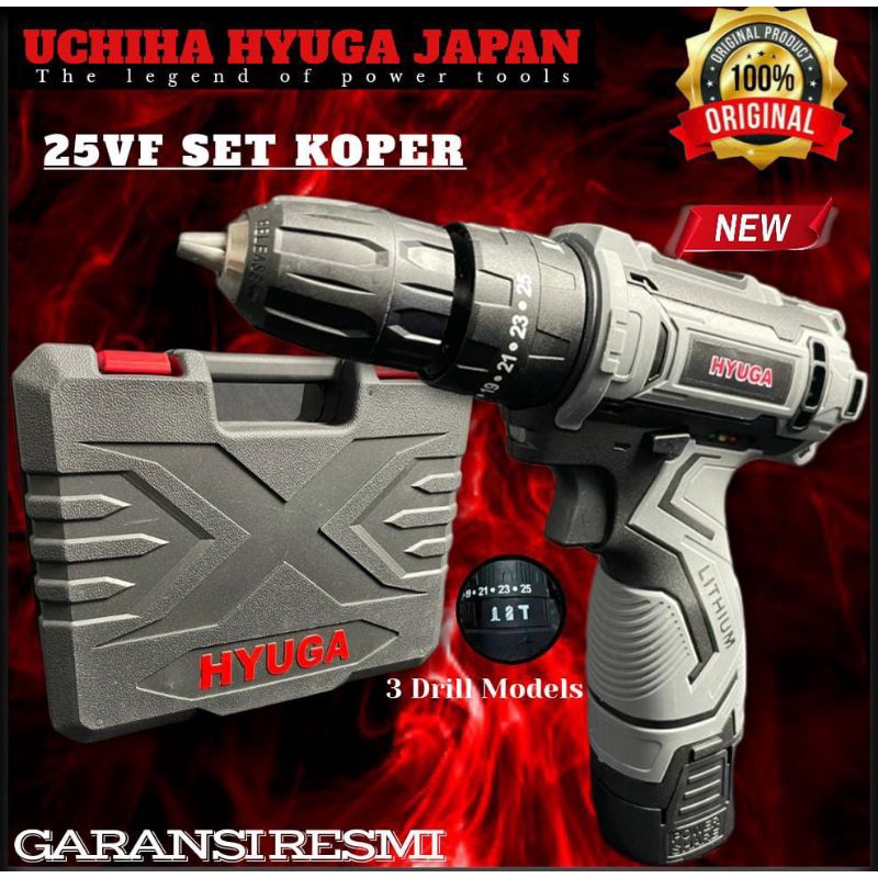 Mesin Bor Baterai Cordless 25v Hyuga Japan