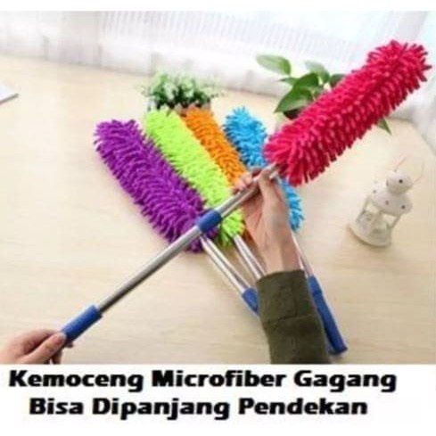 Kemoceng Tarik 9904 M-568 Pembersih Debu Microfiber - Gagang Bisa Ditarik Panjang