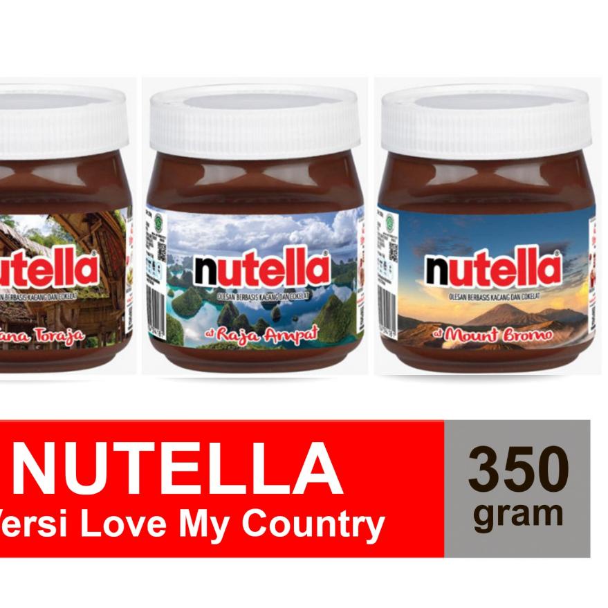 

Terbaru | FG2 | Nutella 350gr Versi Terbaru LOVE MY COUNTRY Exp Februari 2024 PROMO HALAL!!!