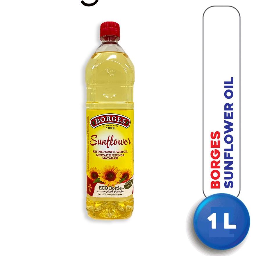 

Promo⭐✅BORGES Sunflower Oil 1 Liter Minyak Bunga Matahari