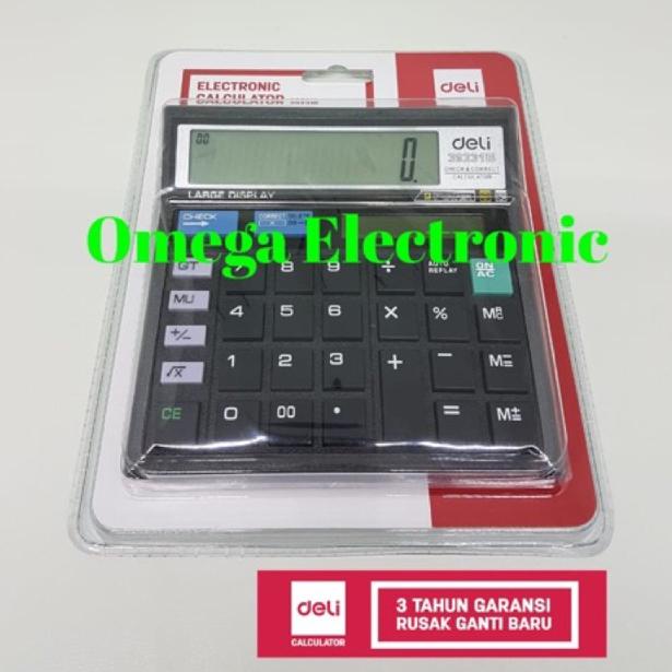 

[RRS] Deli 39231 Calculator Check & Correct Desktop Kalkulator Meja Office BUKAN CT-512 CT 512 86