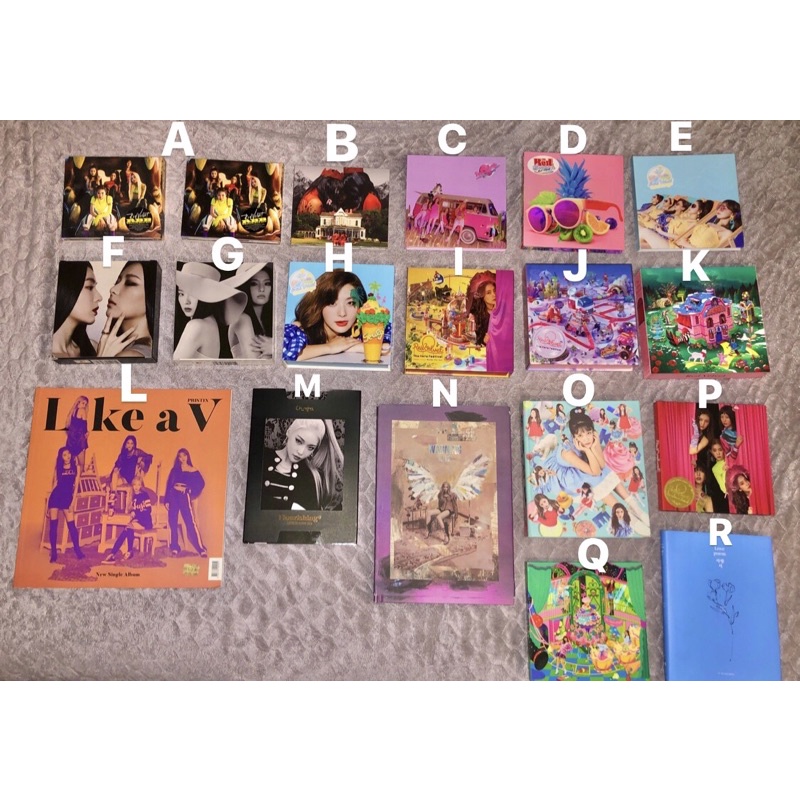 SALE ALBUM ONLY  (Red Velvet, IU, Chungha, Sunmi, Pristin V)