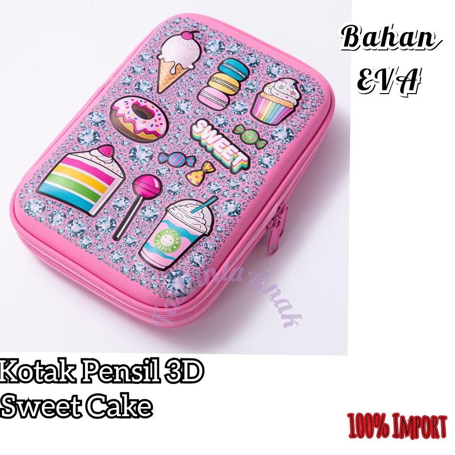 

Baru - Kotak Pensil Donut Ice Cream Cake Unicorn 3d tempat pensil unicorn 3d bahan EVA kado ultah anak perempuan hard unicorn 3d keren import ,,