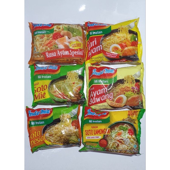 

INDOMIE KUAH MIE INSTANT. ayam bawang, ayam spesial, kari ayam, soto mie, soto spesial, soto lamongan