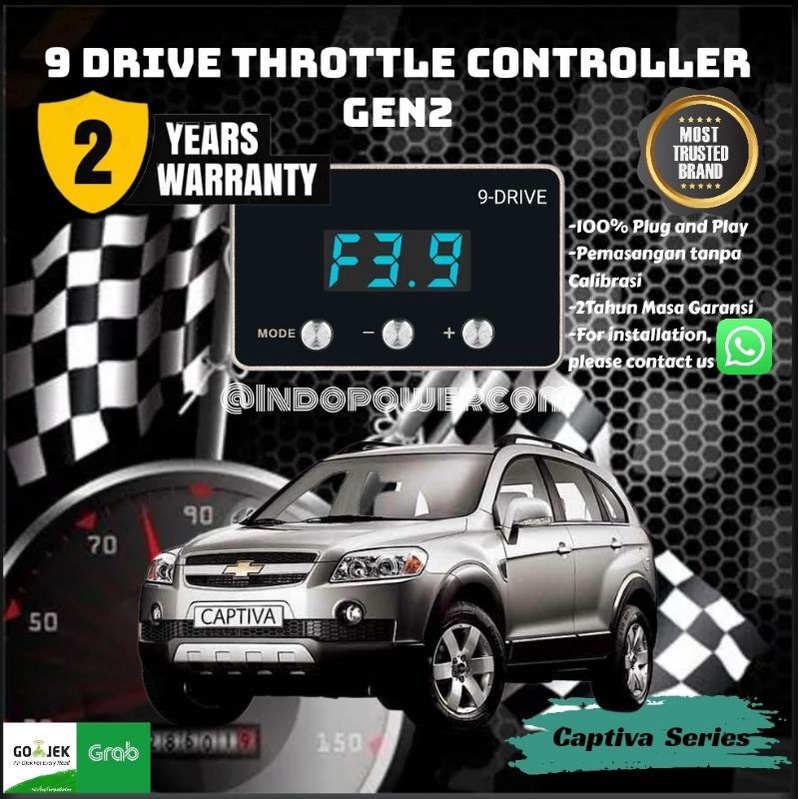 9 Drive Throttle Controller Chevrolet Captiva Series Remap ECU Piggyback 9Drive