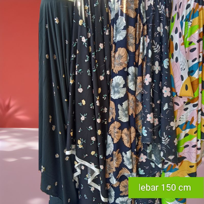 kain katun rayon, bahan katun rayon, daster, piyama, hijab, mukena, gamis
