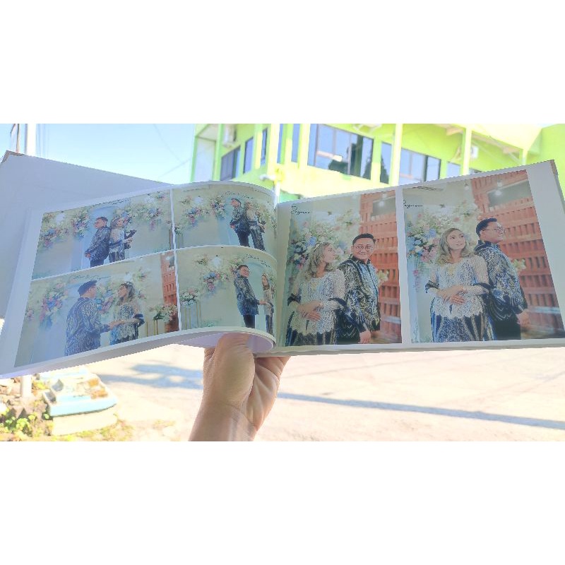 ( 2 HARI JADI ) Photobook Hardcover  / Album Foto Wedding / Megazine / 40 Halaman / 160 Foto