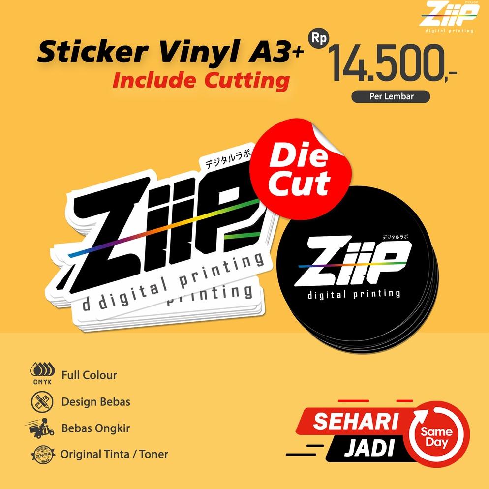 

Cetak Sticker Label Vinyl A3+ Include Die-Cut pbqep