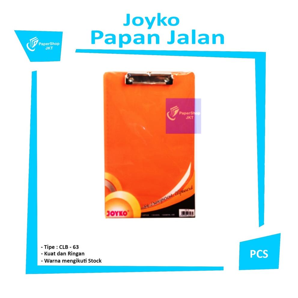 

[COD] Y954Y954 JOYKO - CLB-63 Clip Board - Papan Jalan Alas Tulis Trans - Pcs 6bwlc