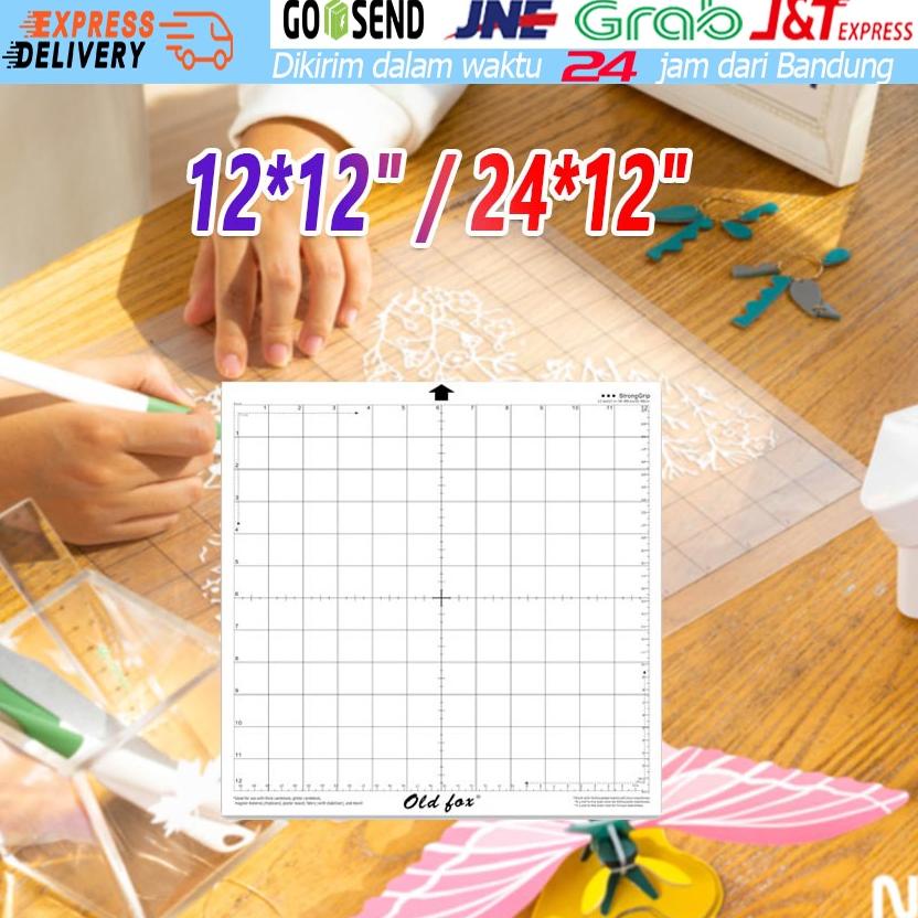 

92 Cutting Mat Old Fox 12x24 inch / 12x12 inch untuk Mesin Cutting Silhouette Cameo Jinka Rhinotec Murah Banget