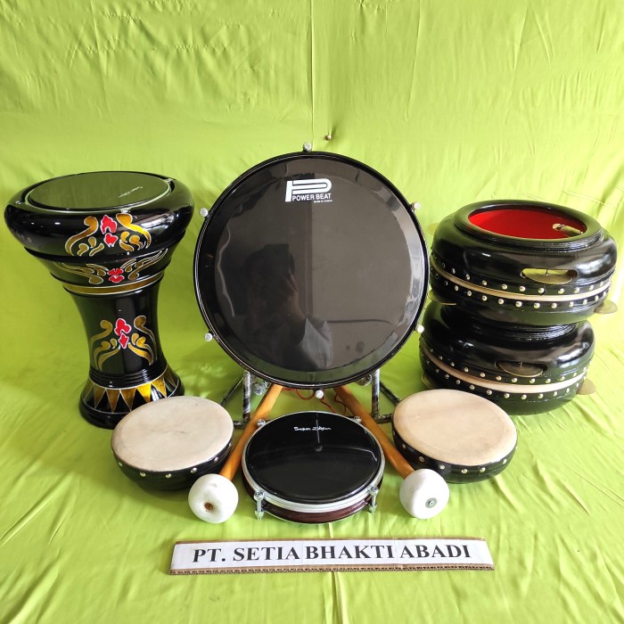 Terlaris Hadroh Full Set Lengkap 9 Alat