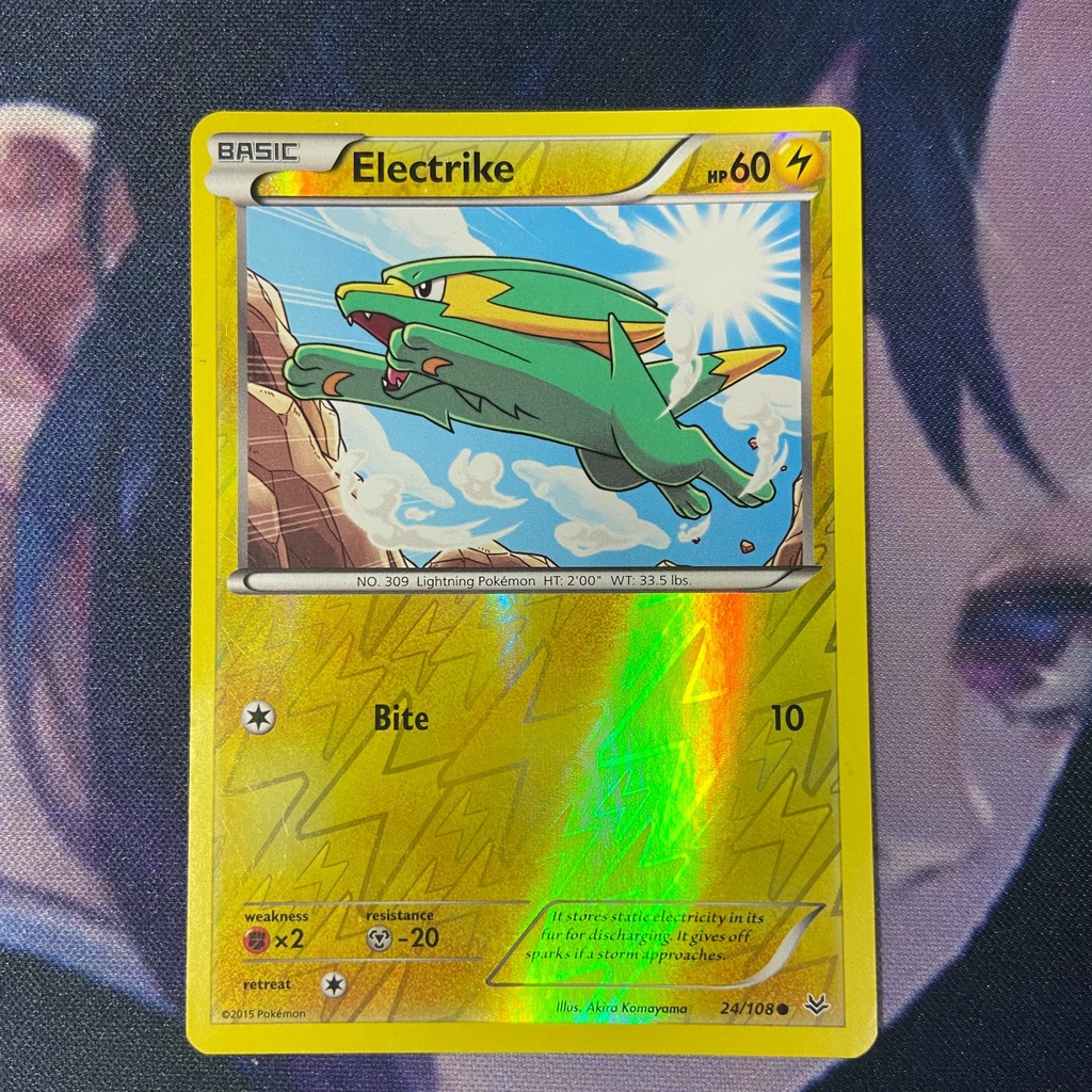 pokemon (EN) electrike -  24/108 - Common Reverse Holo