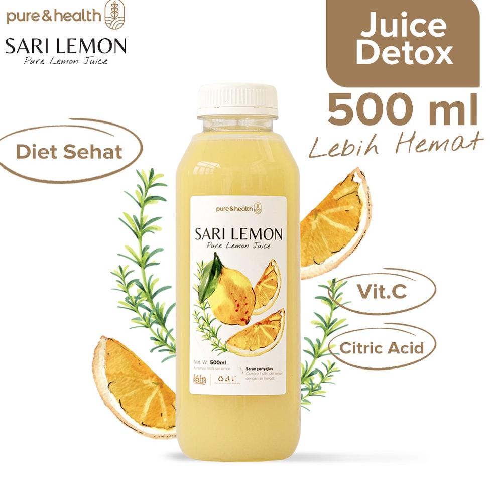 

[PROMOSI !!] Sari Lemon Fresh 500ml Pure Lemon Juice Detox Diet Natural Healthy Drink [KODE 78]