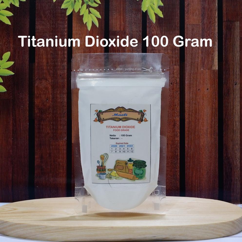 

Terbaru 3.3 Titanium Dioxide 100 gram / TiO2 Food Grade / Bahan Pemutih Makanan Kosmetik / Opaque White 1170