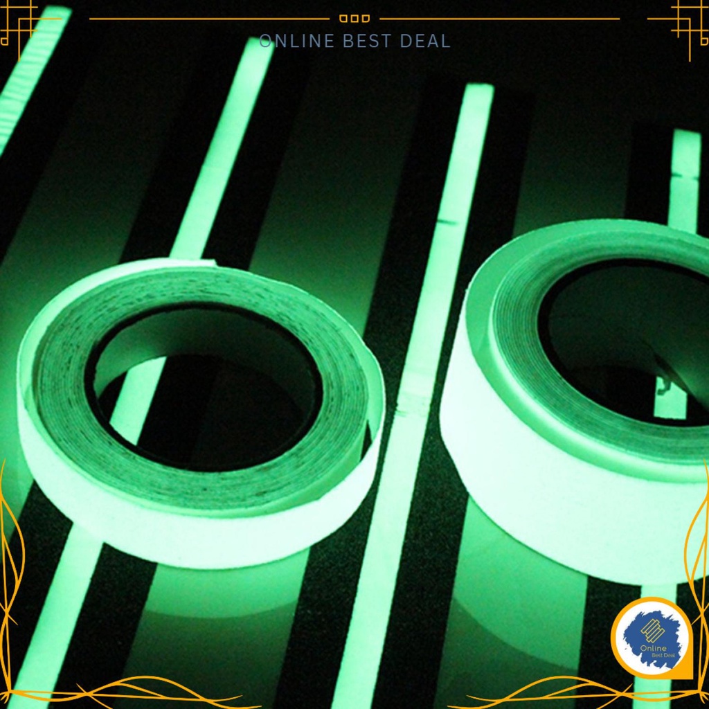 

OBD YIKAA Lakban Glow In The Dark Luminous Adhesive Tape 1.5cmx10m - A0015
