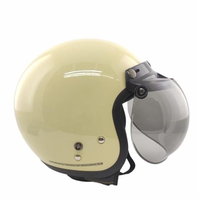 Helm Bogo Besar Retro Dewasa Original Full Leher SNI