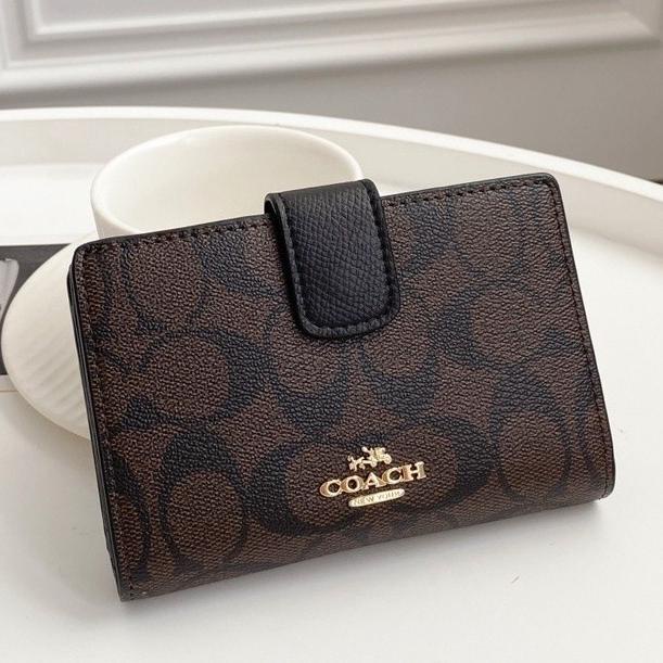 Coach Wallet Corner Zip Medium Dompet Wanita Branded Original