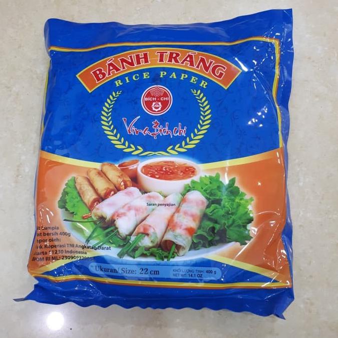 

TERBARU Rice Paper Vietnam Banh Trang BichChi 400gr / Kulit Lumpia Bantrang Banhtrang Ban Trang