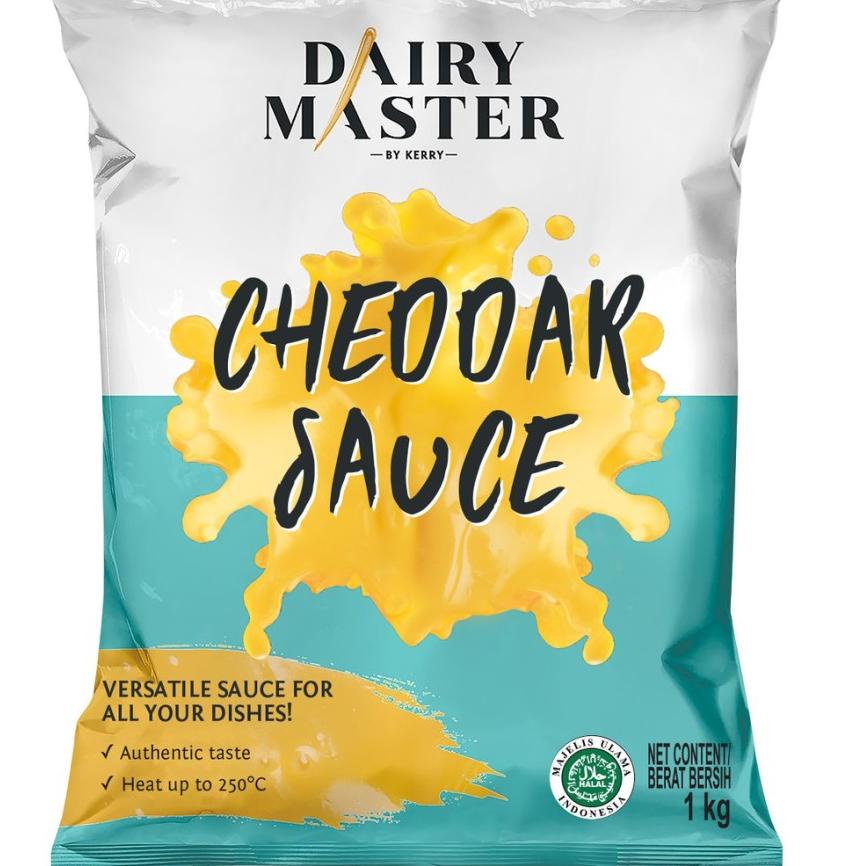 

>D2289) ⭐⭐⭐⭐⭐ Dairy Master Saus Keju Cheddar Cheese Sauce / Creamy Cheese Sauce / Nacho Cheese Sauce 1Kg