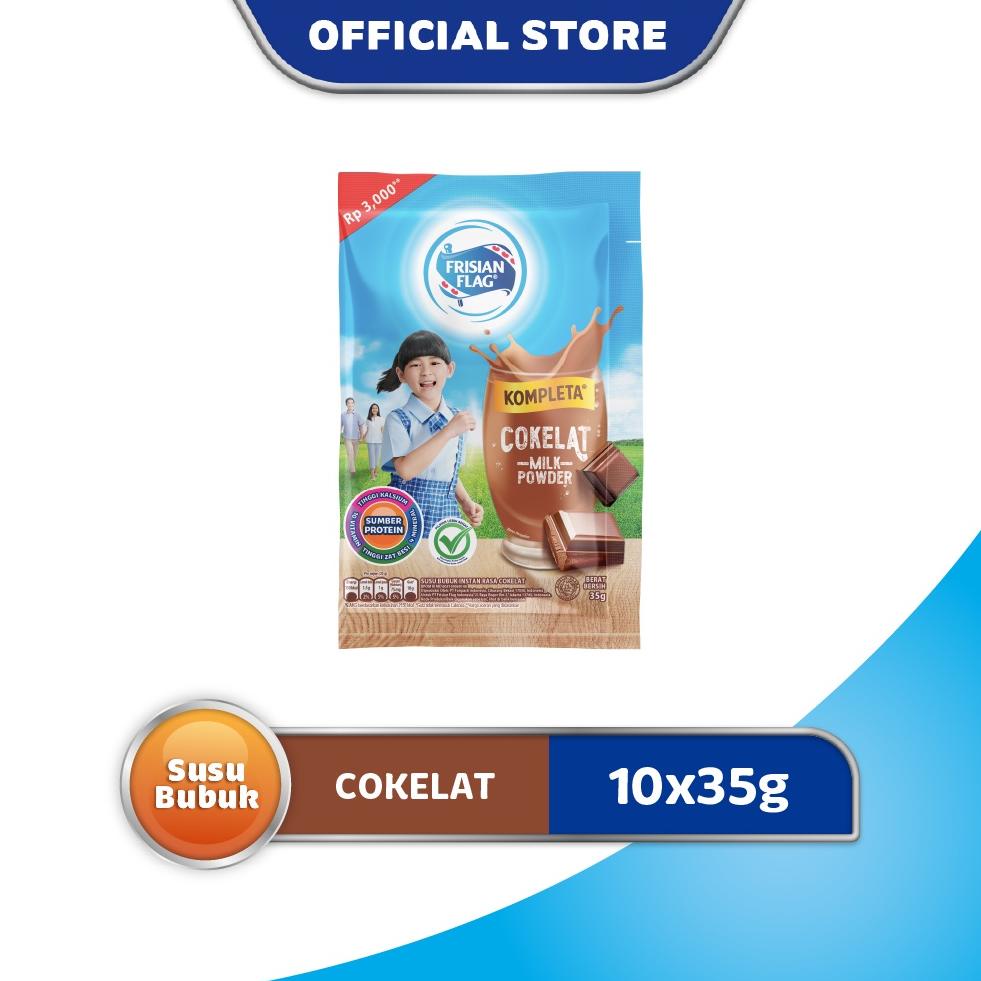 

Dijamin Ori>/ Frisian Flag Susu Bubuk Kompleta Cokelat 10 x 35 gr