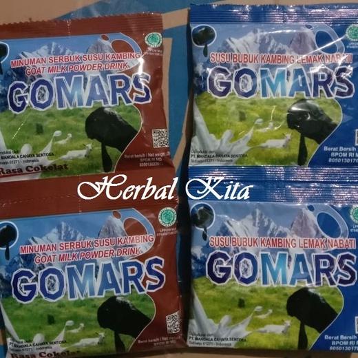 

Terbaru 1 pack susu sashet GOMARS COKLAT dan GOMARS PUTIH 200gram