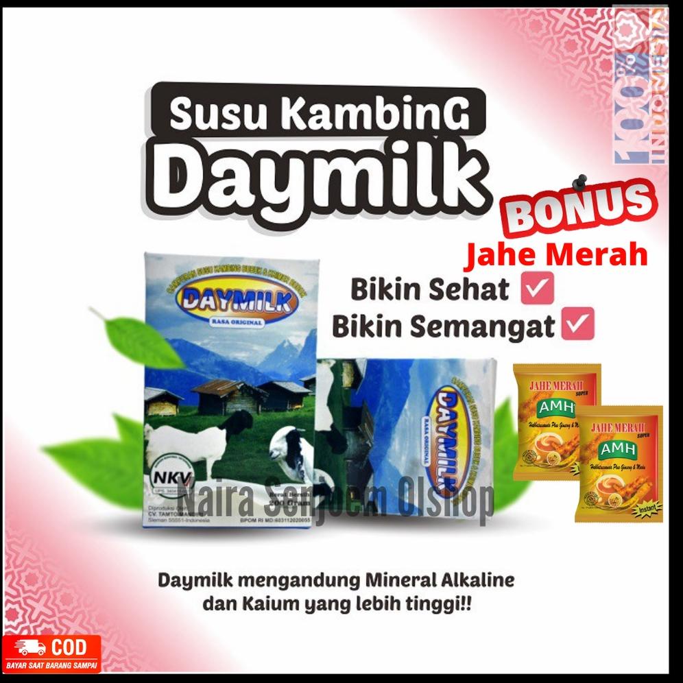 

✔✔SALE✔✔ Susu Kambing Bubuk Etawa Daymilk/Day Milk Murni Asli Sehat Enak Produk Lokal Bukan Import 200 Gram Halal BPOM