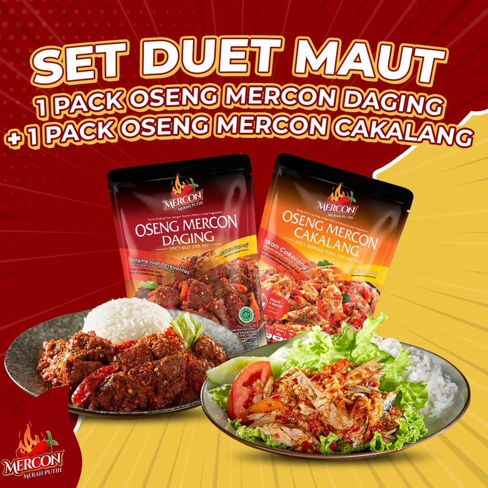 

8.8 Mercon Merah Putih - Set Duet Maut || Oseng Mercon Daging + Cakalang