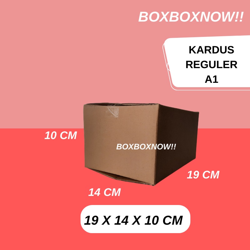 

19 X 14 X 10 CM KARDUS PACKING KEMASAN KARTON BOX DUS KOTAK PACKAGING POLOS MURAH BARU