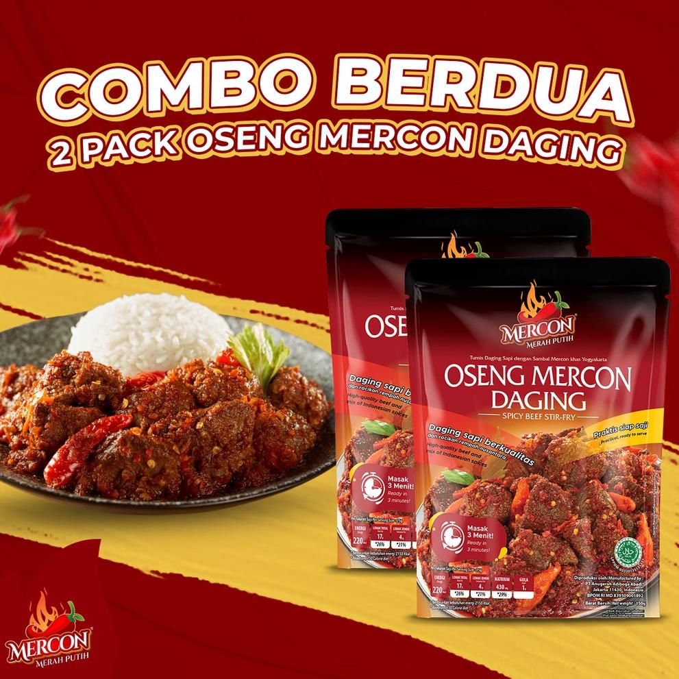 

>V44859) Mercon Merah Putih - Hemat Combo Berdua || 2 x Oseng Mercon Daging