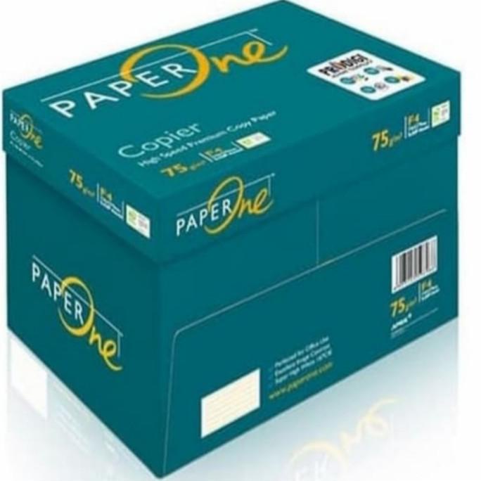 

Kertas Hvs Folio F4 75 gram paperone 1dus (5rim) Paper one