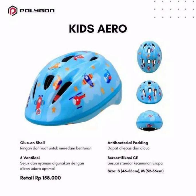 *#*#*#] Helm Sepeda Anak Polygon Helm Kids Polygon