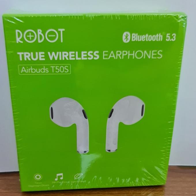 Terbaru Tws Robot Airbuds T50 Headset Earphone Handfree Bluetooth 5.1 Original