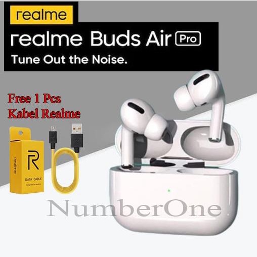 Terbaru Tws Realme Buds Air Pro + Case Headset Bluetooth Wireless Earphone 5.0