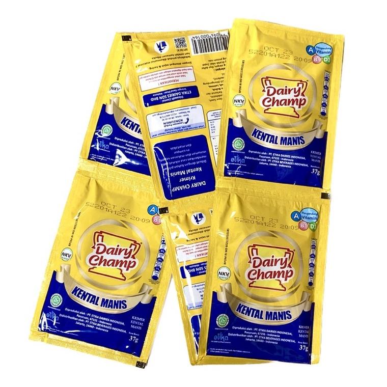 

Terlaris susu sachet kental manis dairy champ (6pcs)