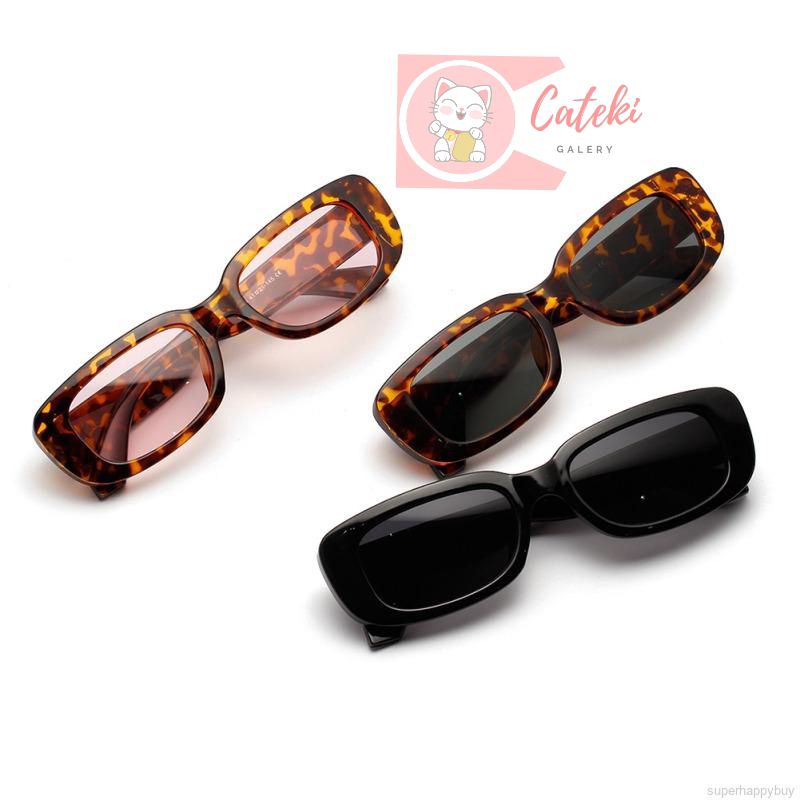 [CTK] PROMO Aksesoris Kacamata Fashion Pria/Wanita Sunglasses Korean INS Fashion SUNGLASSES TRENDY ANTI UV RADIATION / KACAMATA FRAME PERSEGI RETRO VINTAGE RINGAN