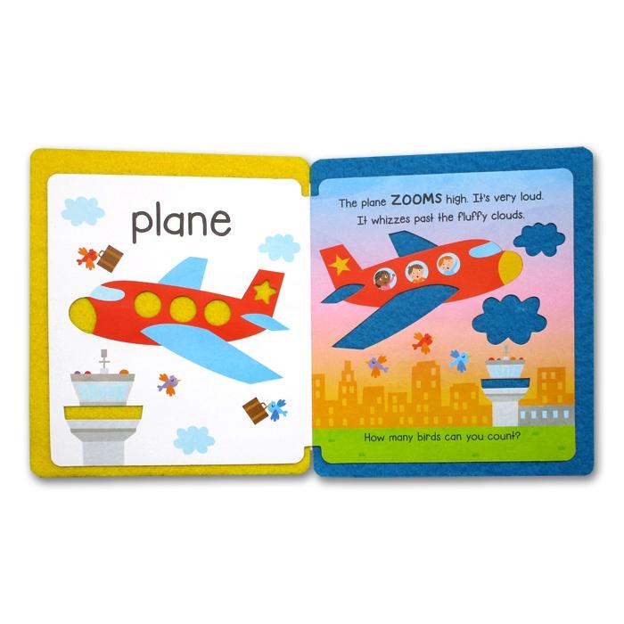 [Igloo Books] My First Things That Go Touch & Feel Felt Book with felt texture