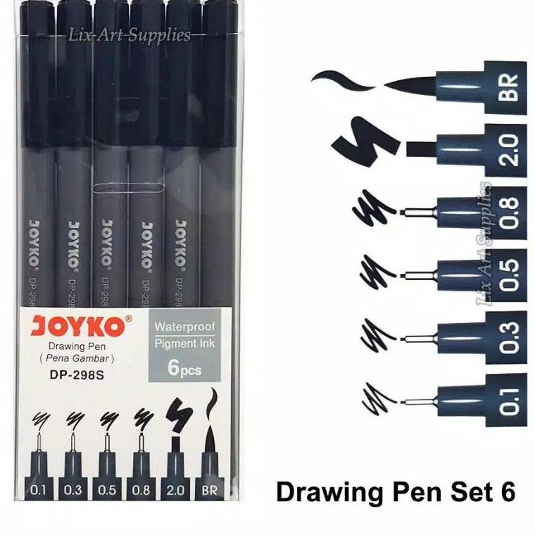 

Limited Drawing Pen 6Pc Joyko Dp-298S