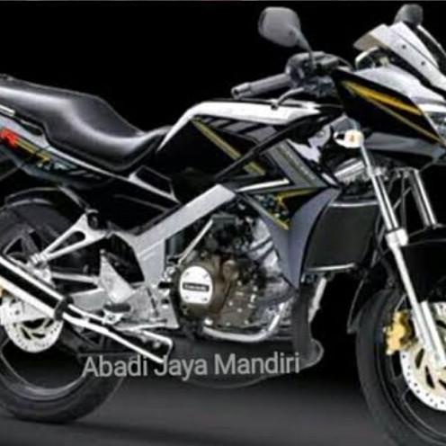 Striping Stiker Kawasaki Ninja R Hitam black gold 2014 2015 Asli kgp