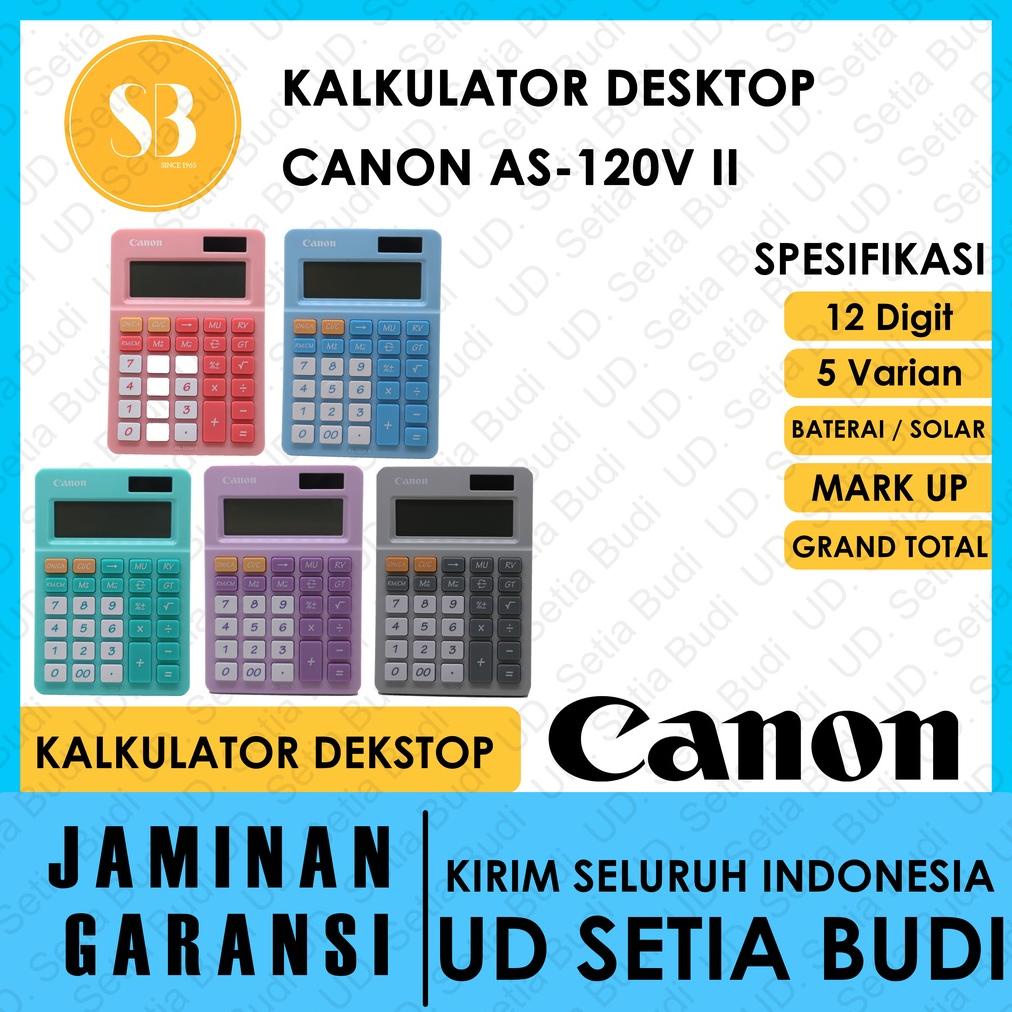 

Kalkulator Desktop CANON AS-120V II Asli dan Bergaransi