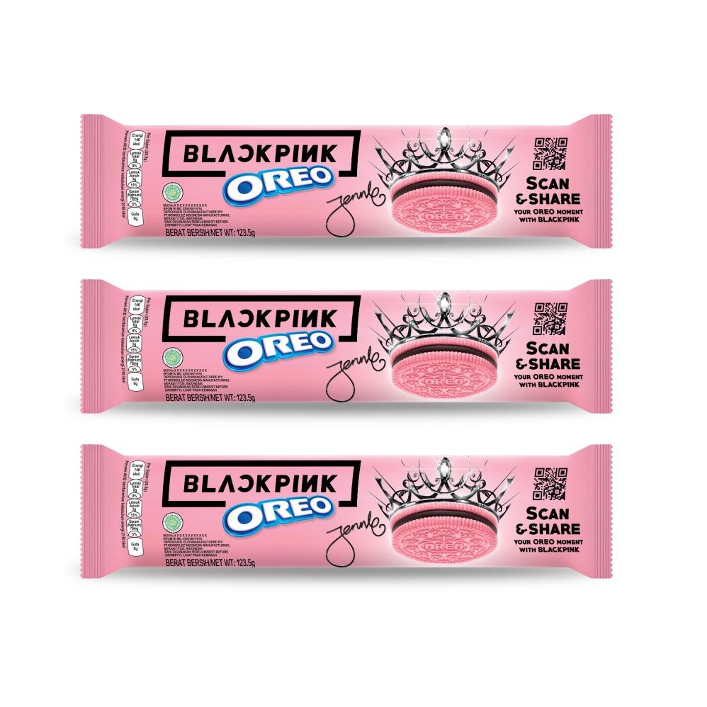 

[DJI] Oreo Pink Cookie x Blackpink 123.5G [Limited Edition] - triple pack ➨COD