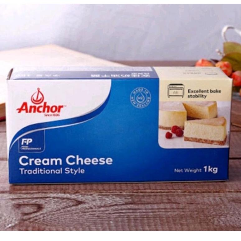 

FVJ Anchor Cream Cheese 1 Kg - Kemasan Original 1 Kg Big Sale