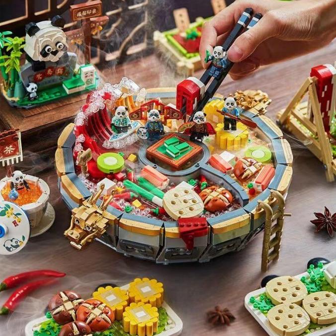 Flash Sale Loz 1072 Sichuan Hot Pot Mini Brick Terbaru