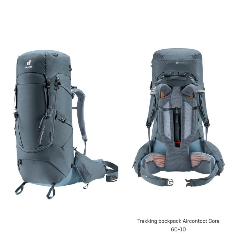 TENDAKI •Tas Deuter Aircontact Lite 50+10 •45+10SL •40+10 | Aircontact Core 35+10SL •40+10 •45+10SL •50+10 •55+10SL •60+10 •65+10SL •70+10  Trekking Backpack