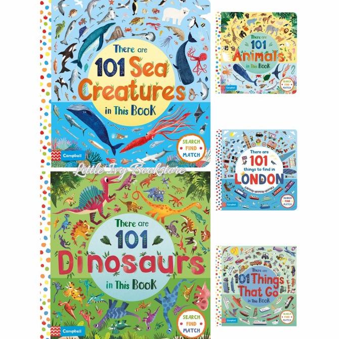 Campbell There Are 101 Sea Creatures/Dinosaurs/London In This Book