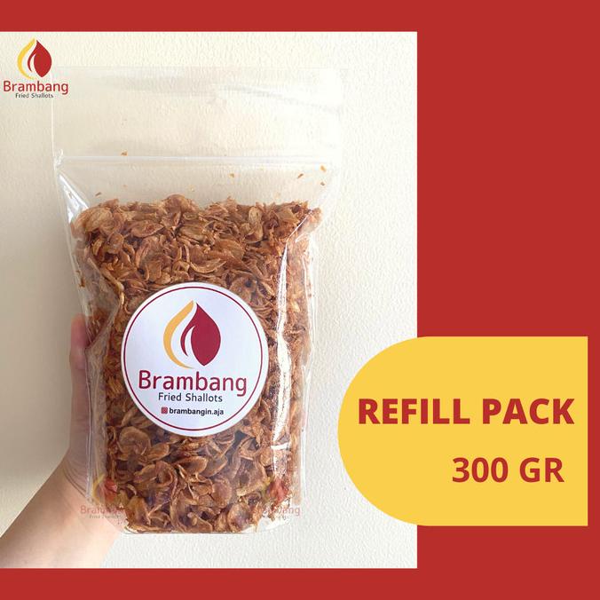 

BRAMBANG Bawang Goreng Premium Refill Pack 300gram