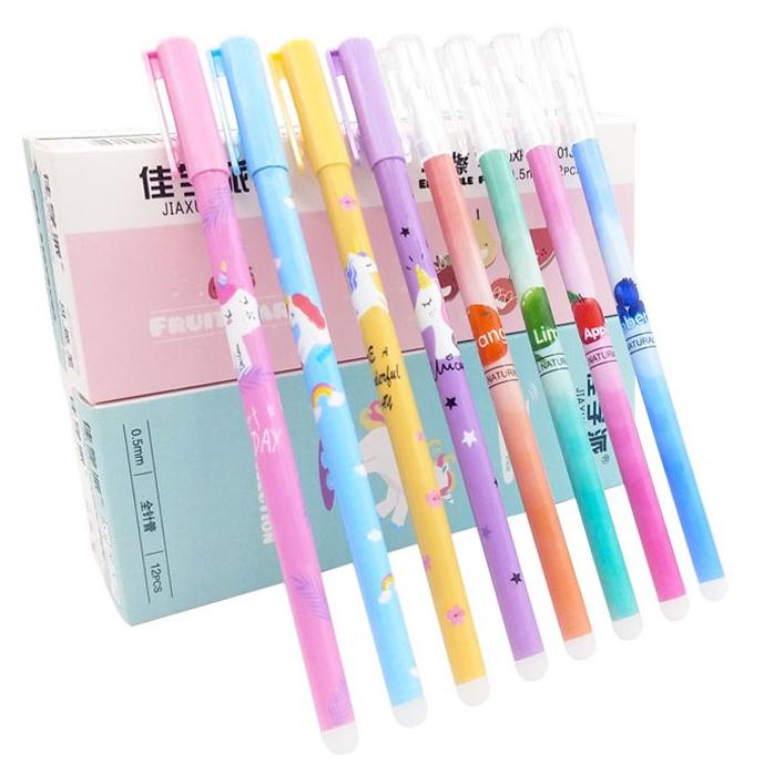 

[DISCOUNT !!] 1 LUSIN (12 PCS) PULPEN HAPUS GEL MOTIF LUCU IMUT / PEN HAPUS / ERASABLE PEN FS [KODE 33]