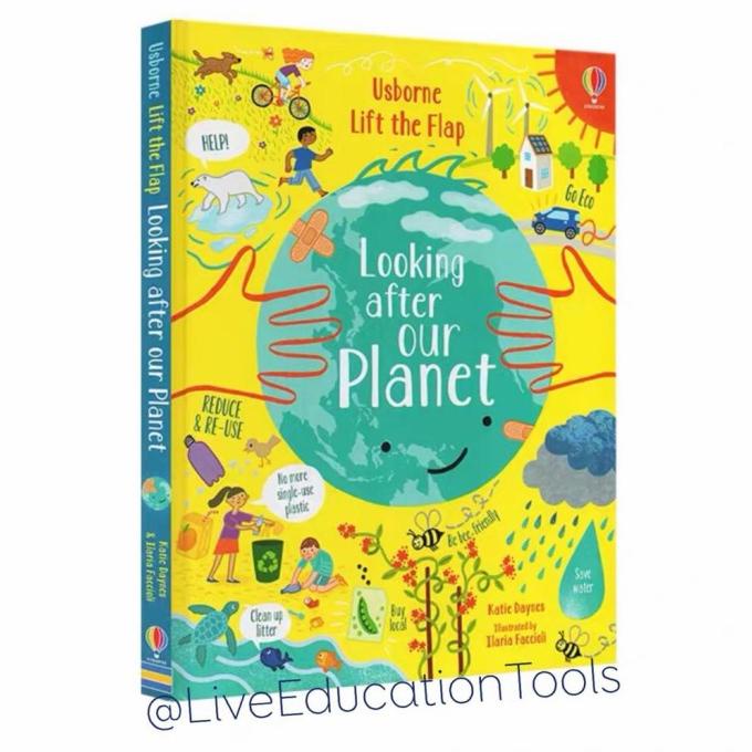 USBORNE LIFT THE FLAP LOOKING AFTER OUR PLANET ( D2-006 )