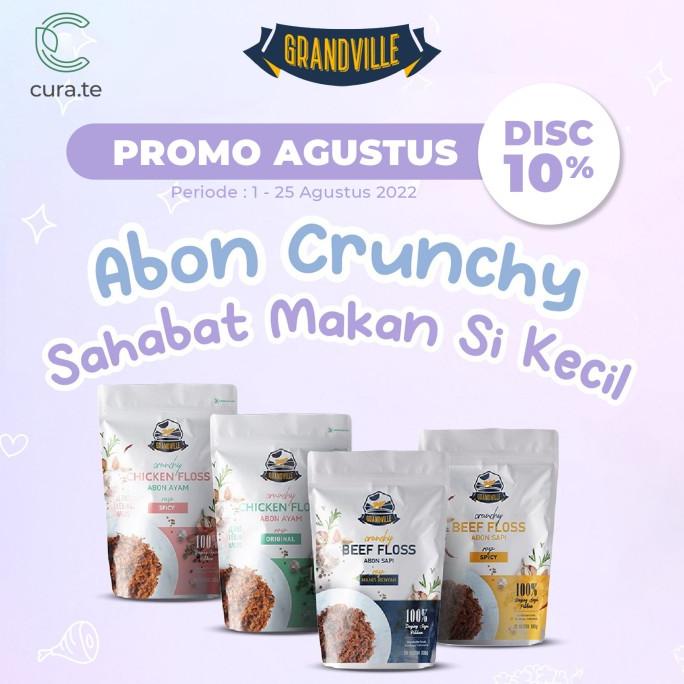 

GRANDVILLE ABON SAPI AYAM ASLI CRUNCHY | MPASI MAKANAN INSTAN SNACK