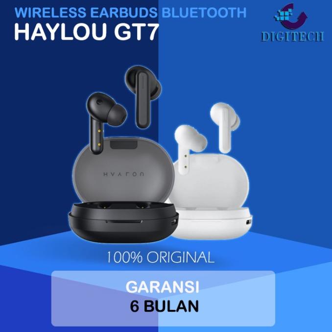Terbaru Haylou Gt7 Tws Headset Bluetooth Wireless Earbuds Gaming Mode With Mic