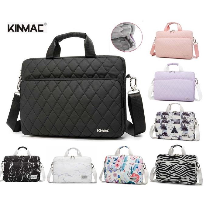 SALE Tas Laptop Macbook KINMAC 13 inch +Longstrap Shockproof white Termurah